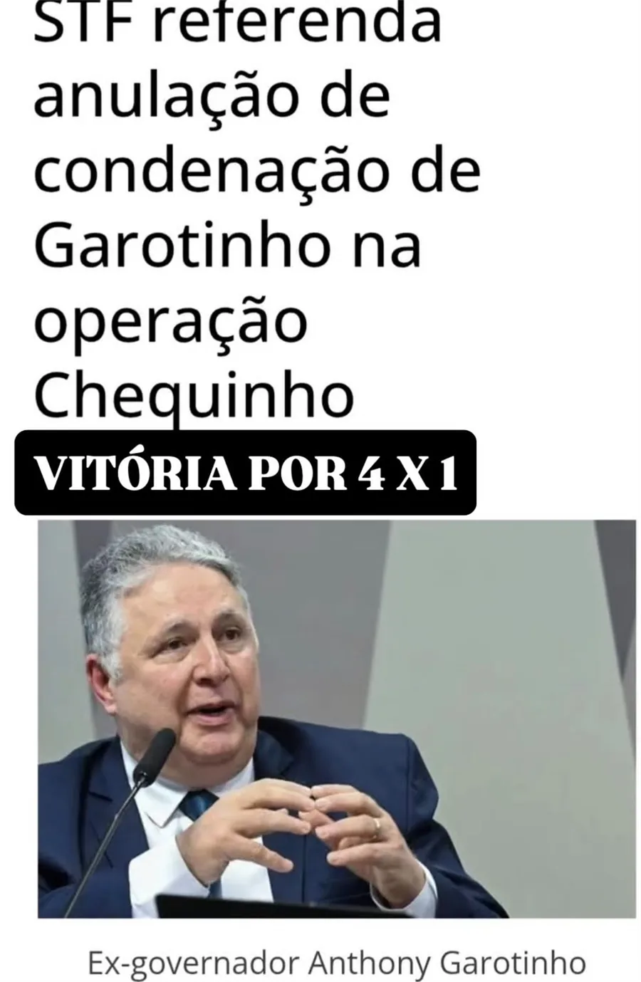Despacho judicial de anulação de atos