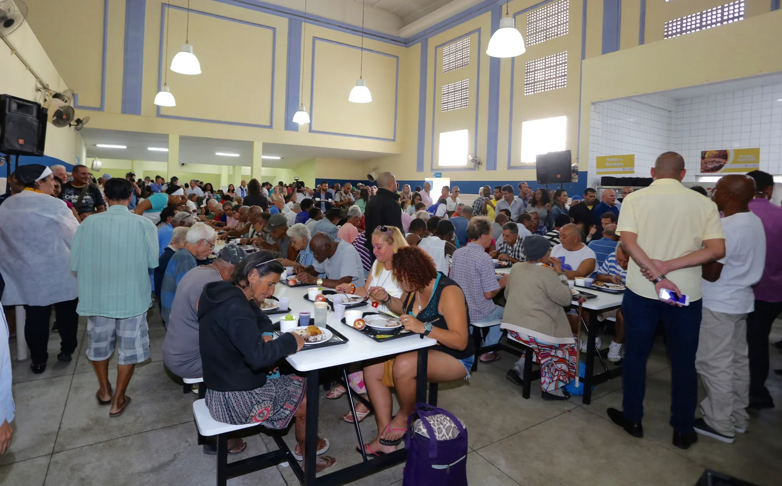 Restaurante Popular criado no Governo Anthony Garotinho na Central do Brasil